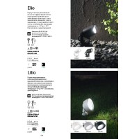 Светильник грунтовый Ideal Lux Litio PR1 Черный GX53 145358