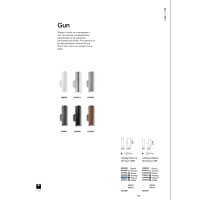 Светильник уличный Ideal Lux Gun AP2 Big Серый E27 163604