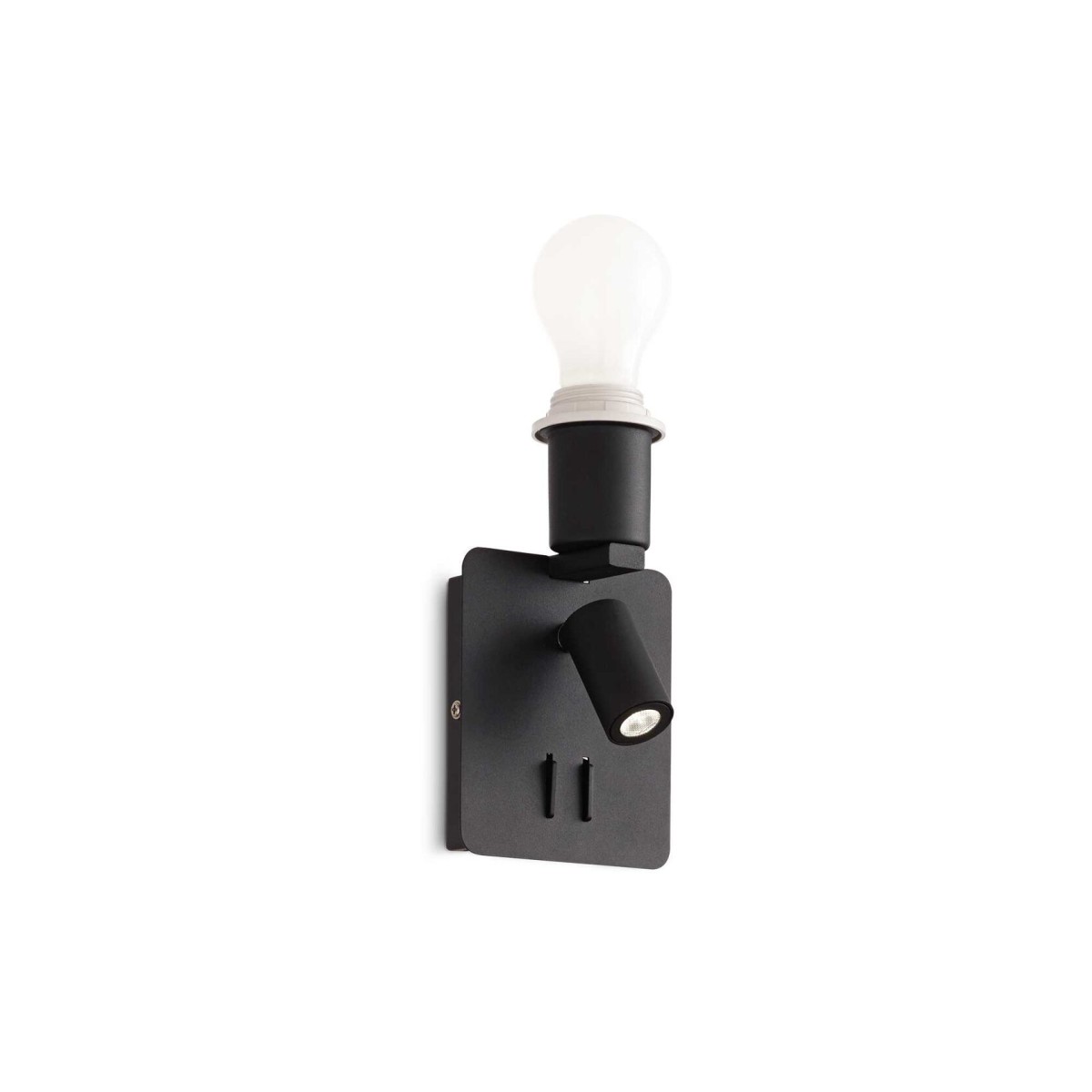 Светильник настенный Ideal Lux Gea MAP2 Черный E27/LED 239545