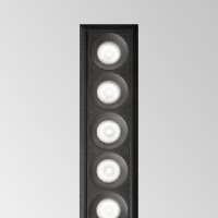 Светильник встраиваемый Ideal Lux Lika FI Slim 10W 3000K LED Черный 305813