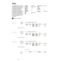 Светильник потолочный Ideal Lux Halo PL D45 Белый 4000К 223216