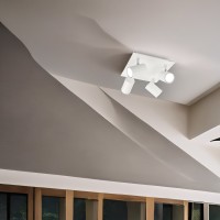 Светильник потолочный Ideal Lux Spot PL4 Белый GU10 156774