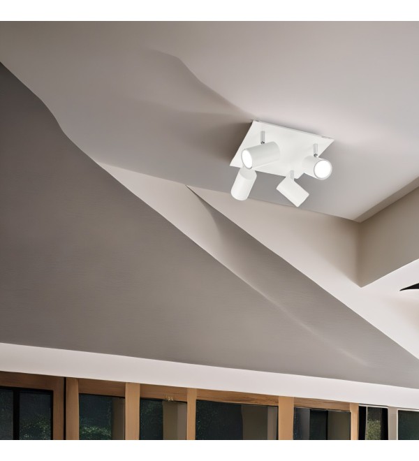 Светильник потолочный Ideal Lux Spot PL4 Белый GU10 156774