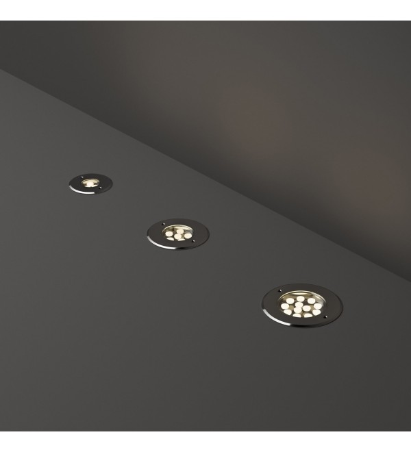 Светильник уличный встраиваемый Ideal Lux Floor PT D14 Сталь 3000К 255682