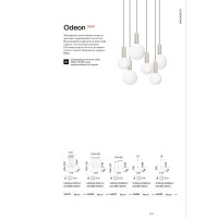 Светильник подвесной Ideal Lux Odeon SP1 D20 Белый 3000К LED 349206