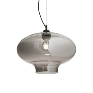 Светильник подвесной Ideal Lux Bistro SP1 Round E27 Дымчатый 120904