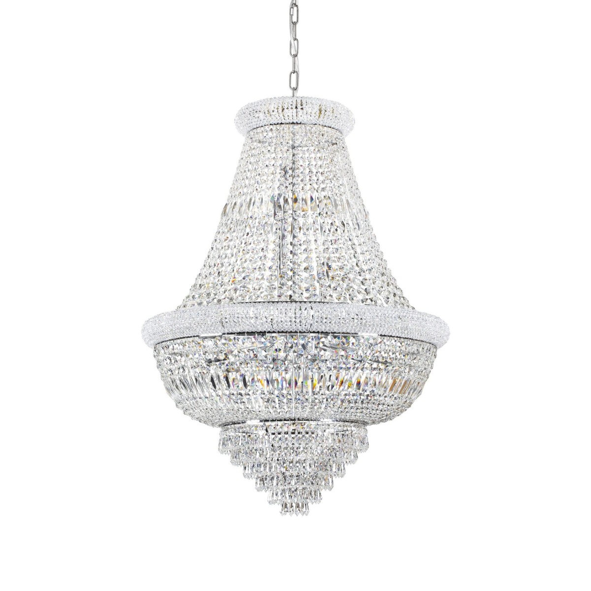 Люстра подвесная Ideal Lux Dubai SP24 Хром E14 243597
