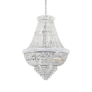 Люстра подвесная Ideal Lux Dubai SP24 Хром E14 243597