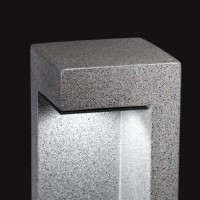 Светильник садово-парковый Ideal Lux Titano PT H74 3000К Гранит LED 246987