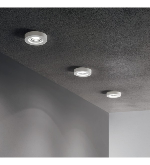 Светильник встраиваемый Ideal Lux Blues FI Round Серый GU10 113982