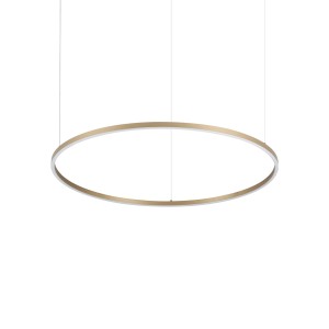Люстра подвесная Ideal Lux Oracle Slim SP D090 Round On-Off Латунь 3000К 370514