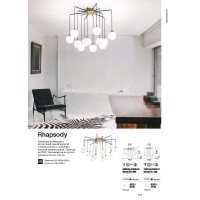 Люстра подвесная Ideal Lux Rhapsody SP12 Белый G9 236957