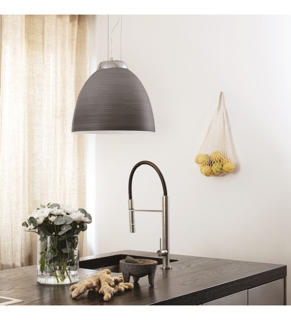 Светильник подвесной Ideal Lux Tolomeo SP1 Серый E27 001821