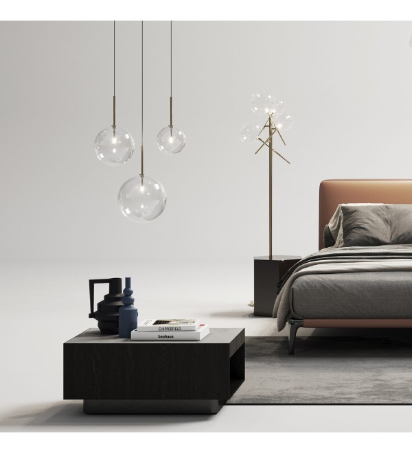 Светильник подвесной Ideal Lux Equinoxe SP1 D25 Янтарь G4 326368