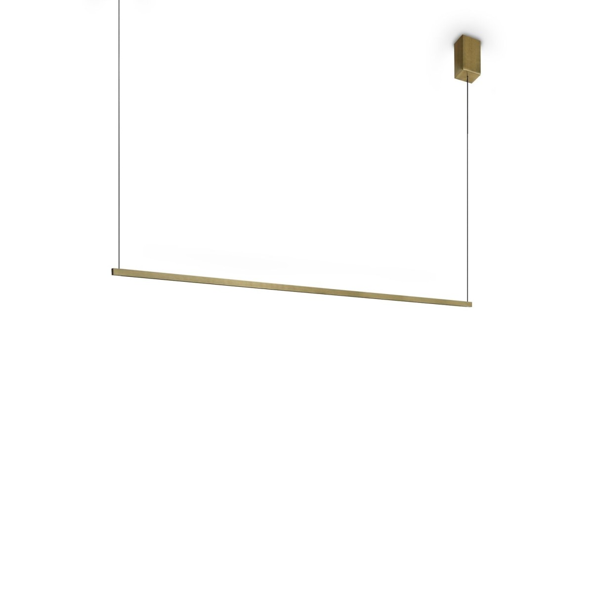 Светильник подвесной Ideal Lux Essence SP Square D115 Латунь 3000К 371856