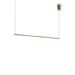 Светильник подвесной Ideal Lux Essence SP Square D115 Латунь 3000К 371856