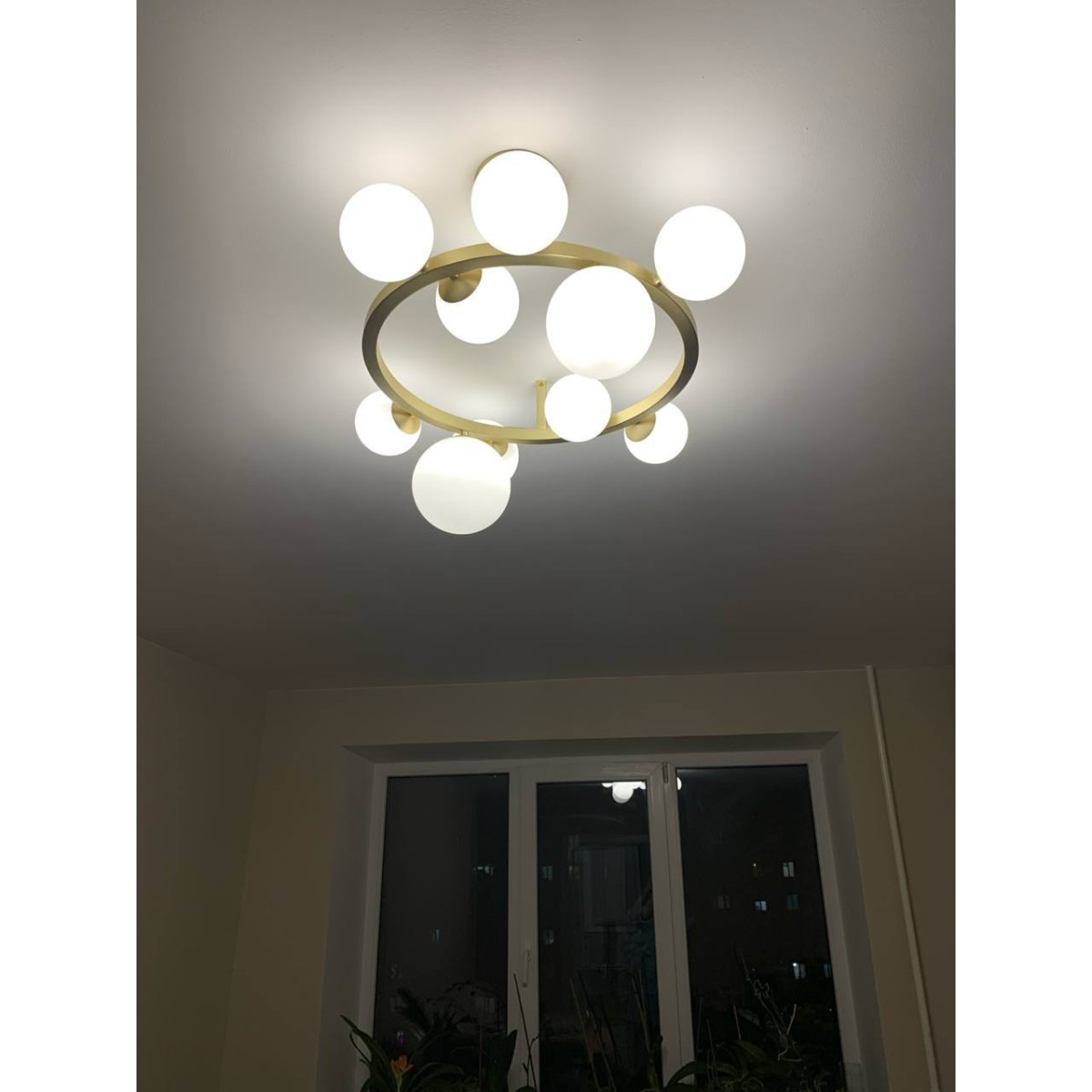 Люстра потолочная Ideal Lux Perlage PL10 Белый G9 327815