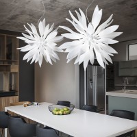Люстра подвесная Ideal Lux Leaves SP8 Белый G9 111957