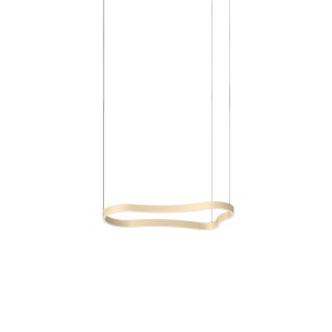 Люстра подвесная Ideal Lux Waves-1 SP 4000lm 3000K LED Золотая 345222