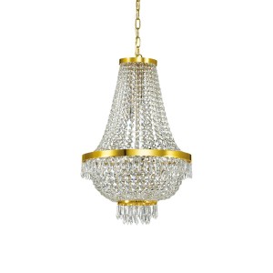 Люстра подвесная Ideal Lux Caesar SP09 Золото G9 114736