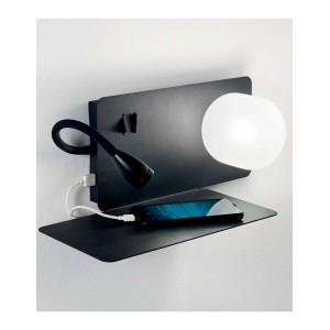 Светильник настенный Ideal Lux Book-1 AP G9/LED Черный