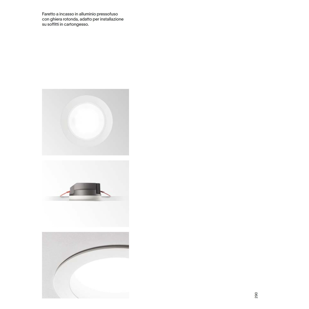Светильник встраиваемый Ideal Lux Basic FI Wide 15W 3000K Белый LED 193526