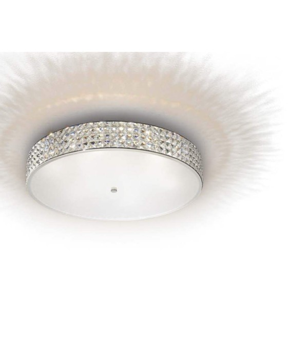 Люстра потолочная Ideal Lux Roma PL9 Хром G9 087863