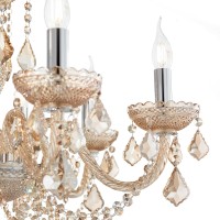 Люстра подвесная Ideal Lux Rose SP8 Янтарный E14 166889