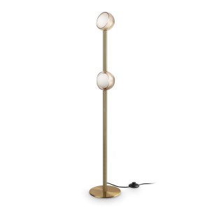 Торшер напольный Ideal Lux Bloom PT2 Латунь LED 3000K 366616