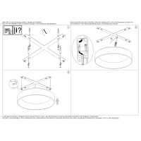 Светильник потолочный Ideal Lux Ziggy PL D045 LED Белый 3000К 293783