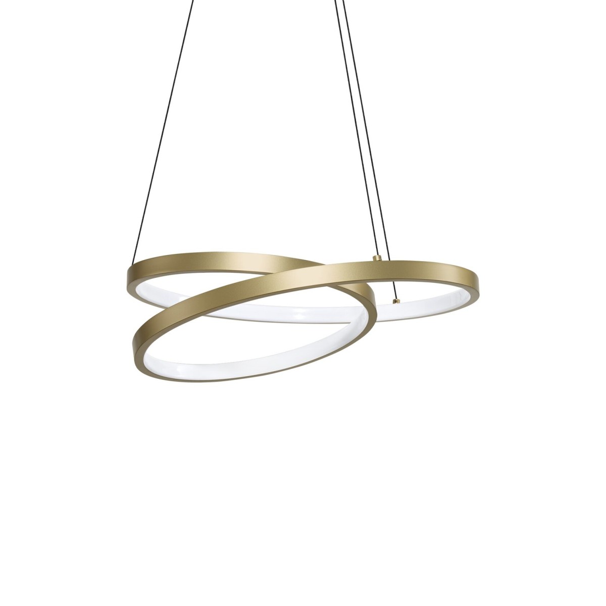 Люстра подвесная Ideal Lux Oz SP D040 On-Off LED 3000K Латунь 364971