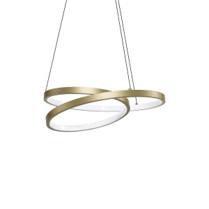 Люстра подвесная Ideal Lux Oz SP D040 On-Off LED 3000K Латунь 364971