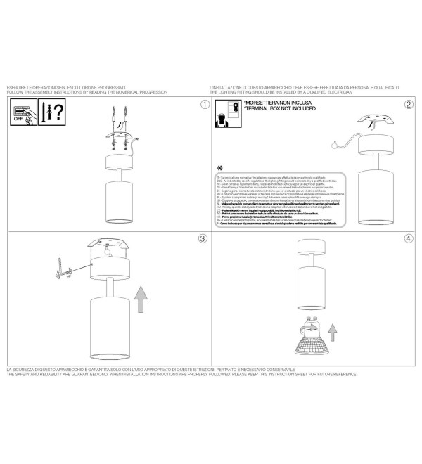 Светильник потолочный Ideal Lux Dynamite PL1 Белый GU10 231495