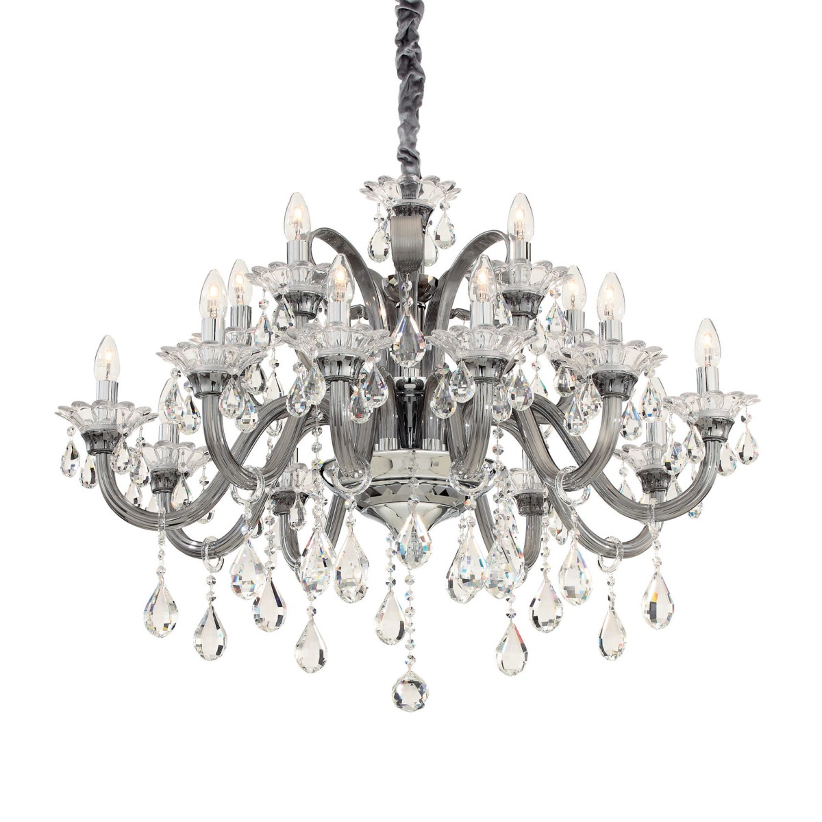 Люстра подвесная Ideal Lux Colossal SP15 Серый E14 081526