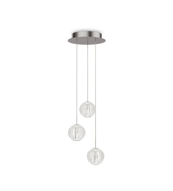 Светильник подвесной Ideal Lux Diamond SP3 Прозрачный 3000К LED 343464