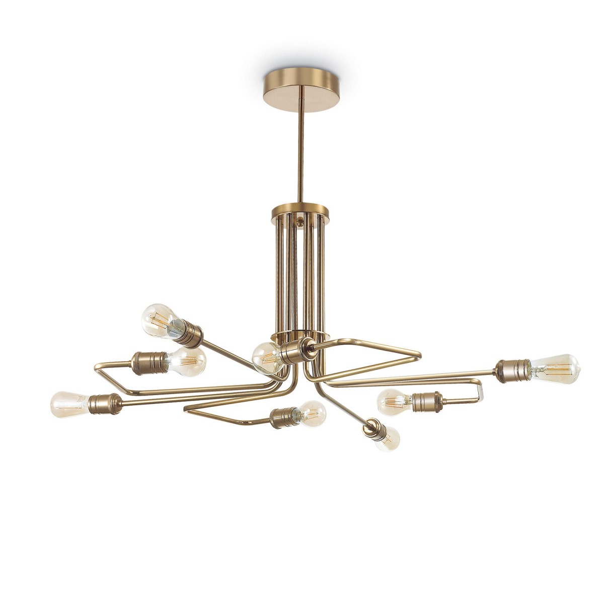 Люстра подвесная Ideal Lux Triumph SP8 Латунь E27 160269