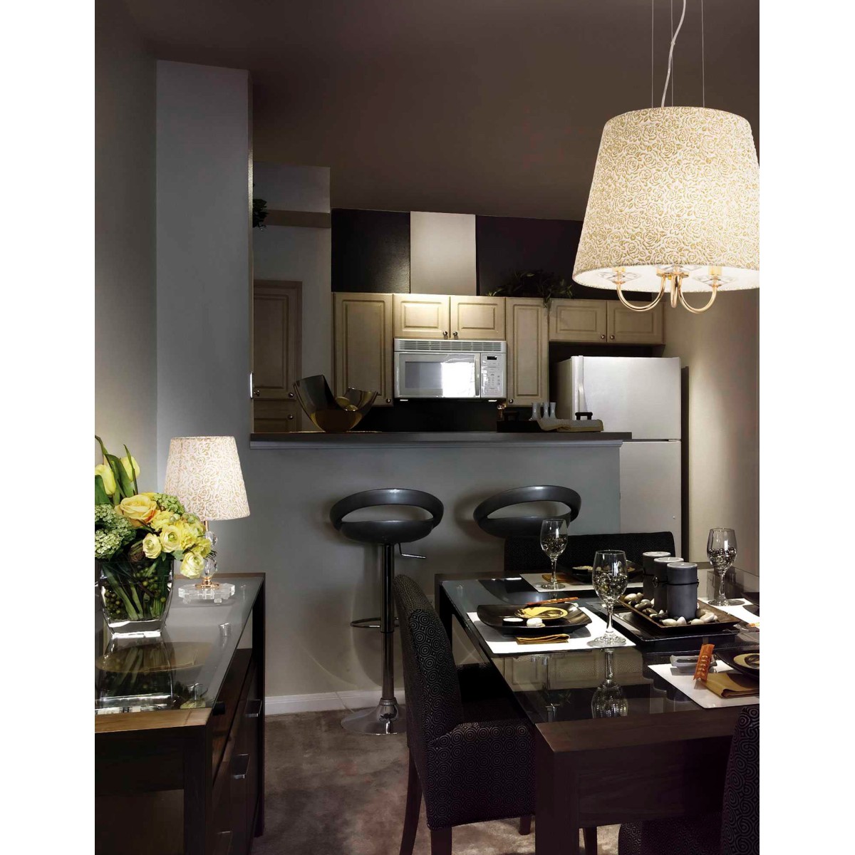 Лампа настольная Ideal Lux Queen TL1 Big Золото E27 077758