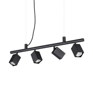 Светильник подвесной Ideal Lux Dynamite SP4 Square Черный GU10 371382