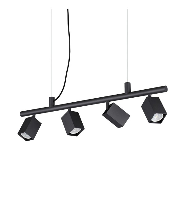 Светильник подвесной Ideal Lux Dynamite SP4 Square Черный GU10 371382
