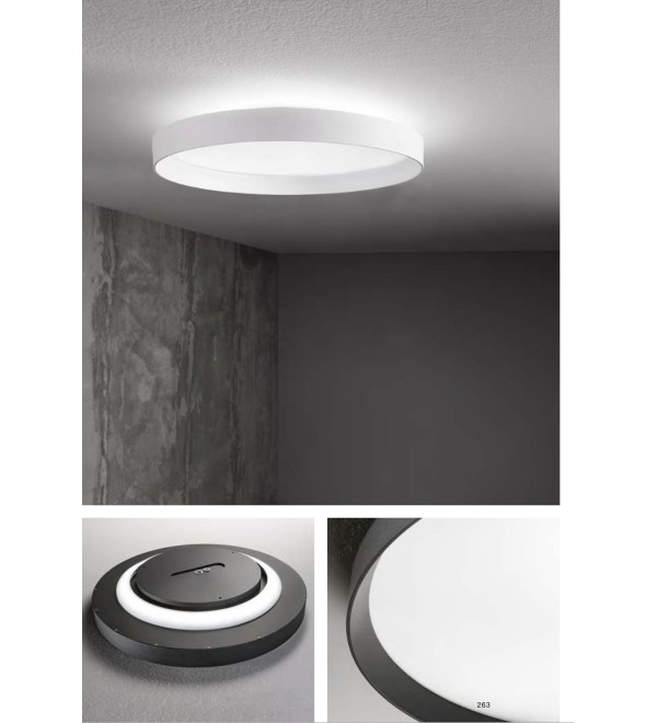 Светильник потолочный Ideal Lux Fly PL D60 2700K LED Черный 341194