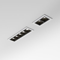 Светильник встраиваемый Ideal Lux Lika FI TRIM 12W 3000K Белый / Черный LED 206219