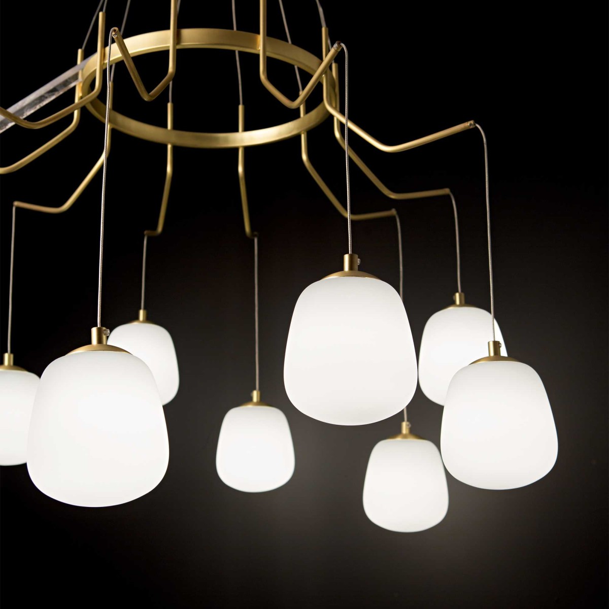 Люстра подвесная Ideal Lux Karousel SP10 Латунь G9 206394