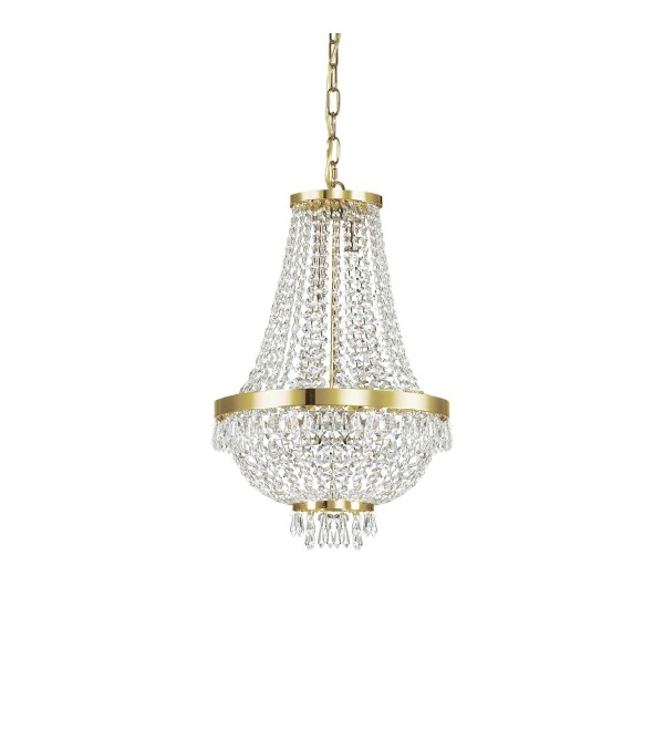 Люстра подвесная Ideal Lux Caesar SP6 Золото G9 114729