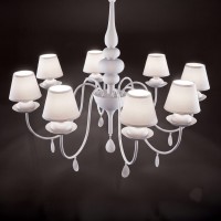 Люстра подвесная Ideal Lux Blanche SP6 Белый E14 035581