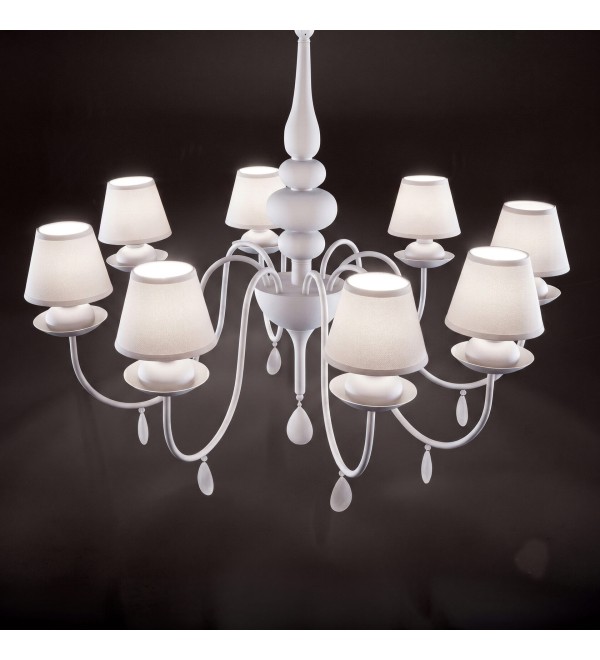 Люстра подвесная Ideal Lux Blanche SP6 Белый E14 035581