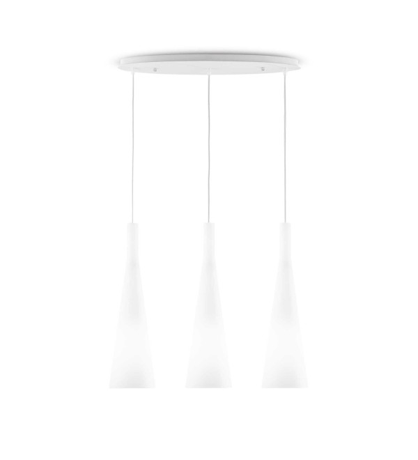 Светильник подвесной Ideal Lux Milk SP3 Белый E27 030326