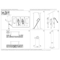 Светильник садово-парковый Ideal Lux Edo PT1 Round Кофе GX53 213071