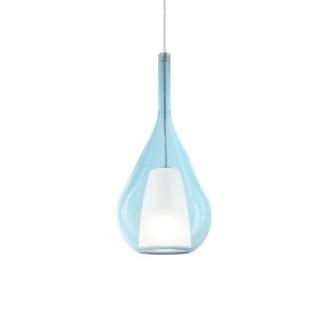 Светильник подвесной Ideal Lux Kalique SP1-3 D18 Голубой E27 360089