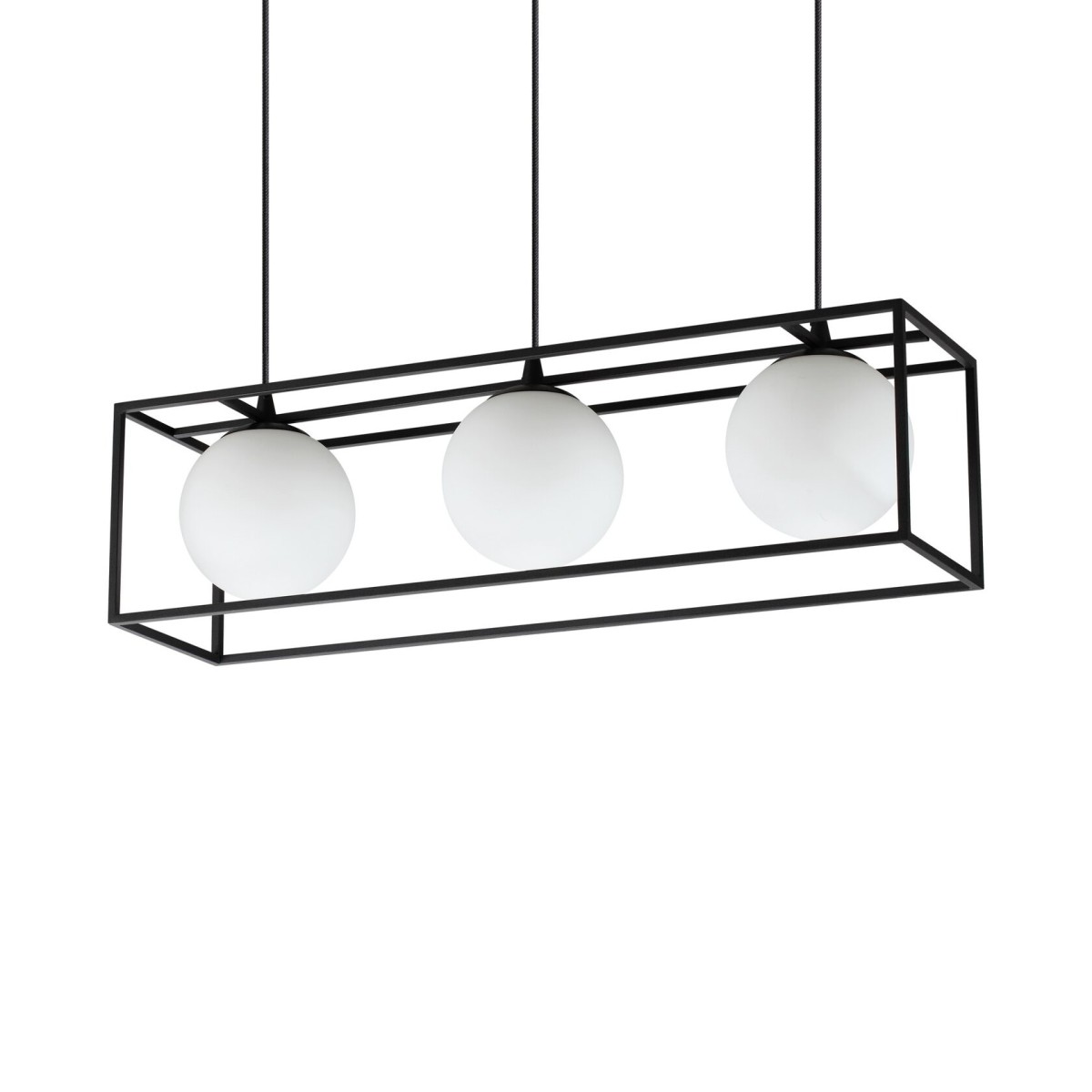 Люстра подвесная Ideal Lux Lingotto SP3 Черный E14 304144