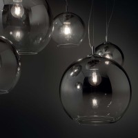Люстра подвесная Ideal Lux Nemo Plus SP5 Хром размытый E27 138305